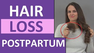 Postpartum Hair Loss while Breastfeeding  My Hair Care Routine [upl. by Ruscher]