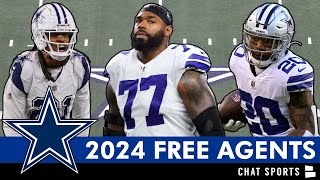 Cowboys 2024 Free Agents All 16 Dallas Cowboys About To Hit NFL Free Agency Ft Tyron Smith [upl. by Nigle668]