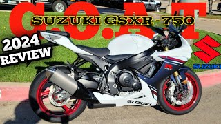 2024 Suzuki GSXR750 Ride and Review review suzuki gsxr [upl. by Anytsirk609]