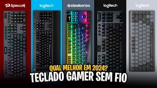 Qual TECLADO GAMER SEM FIO comprar em 2024 Guia dos 5 Melhores ✅ [upl. by Ramahs]