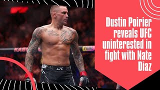 quotDustin Poirier Drops Bombshell Why UFC is Avoiding Nate Diaz Fight 😱quotESPNMMA [upl. by Efrem498]