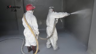 Introductions of Spraying Polyurea Coating Application Projects amp Shamu Polyurea [upl. by Rodd]