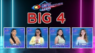 PBB Gen 11 PBB BIG 4  12TH EVICTION NIGHT [upl. by Adalheid]