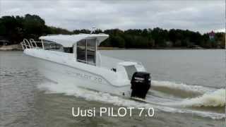 Turun Venemessut Finnmaster Pilot 70 uutuusvene [upl. by Lanahtan]