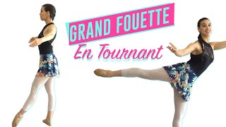 Grand Fouette en Tournant  Ballet Tutorial for Beginners 2020 [upl. by Gardie942]