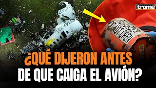 ACCIDENTE DE AVIÓN EN BRASIL revelan DIÁLOGOS de la CAJAS NEGRAS en los ÚLTIMOS MINUTOS  Trome [upl. by Aneeres]