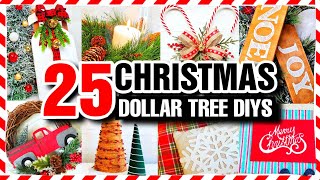 25 DOLLAR TREE DIY CHRISTMAS Decorations amp Ideas 🎄 [upl. by Ariaic]