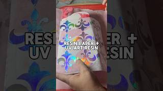 😮 Resin Paper  UV Art Resin  Mind Blowing [upl. by Asselim]