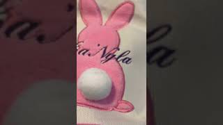 Embroidering Easter Basket machineembroidery brotherpersona prs100 watersoluble theayaemporium [upl. by Elockin]