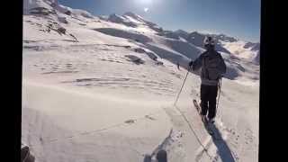 Val dIsere Ski Tour Pays Desert [upl. by Ashil]