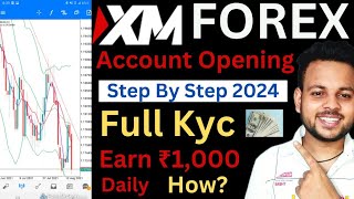 Earn Money With XM Forex  How to Open XM Forex Account Online 2024  XM Account Opening Process [upl. by Annayoj265]