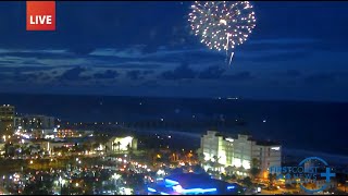 WATCH LIVE Fourth of July fireworks from Jacksonville Beach [upl. by Cthrine839]