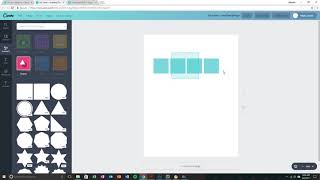 Creating a Calendar Grid In Canva [upl. by Nnaassilem]