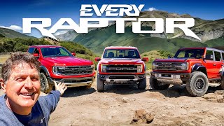 What’s The Best Raptor Ford Raptor Ranger vs Bronco Raptor vs F150 Raptor R [upl. by Bonner]