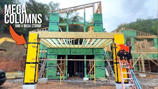 Construction of a MEGA sized Modern Home PT 39 [upl. by Melcher]