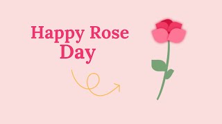 Happy Rose Day🌷 Created Rose Using HTML and CSS 🎯 [upl. by Dorsey]