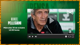 🚨 DIRECTO  Rueda de prensa de Manuel Pellegrini previa al AthleticRealBetis ⚽💚 [upl. by Royce890]