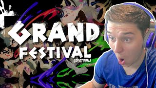 Grand Festival REACTION  Splatoon 3 [upl. by Haronid]