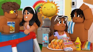 😎SNEAKY TEENS HAVE POOL PARTY LIED TO PARENTS Roblox Bloxburg Roleplay roleplay [upl. by Anaiuq]