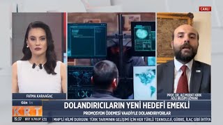 KRT  Prof Dr Ali Murat Kırık  Emeklileri quotbanka promosyonu vereceğizquot diyerek dolandırıyorlar [upl. by Nedyrb]