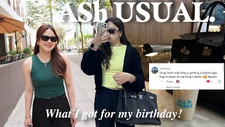 AShUSUAL ARCADE DATE  WHAT I GOT FOR MY BIRTHDAY MY FIRST BIRKIN  ASHLEY SANDRINE [upl. by Niliac]