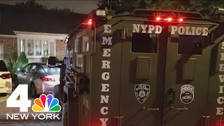 Mother baby escape out window as armed trio raids Queens family home in cash grab  NBC New York [upl. by Nerot]