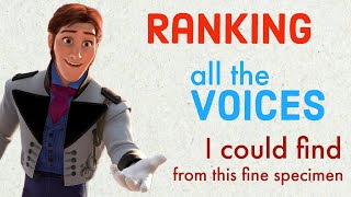 Ranking Hans voices from Frozen [upl. by Civ]