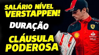 DETALHES DO NOVO CONTRATO DE LECLERC REVELADOS DURAÇÃO CLÁUSULA E SALARIO  FÓRMULA 1  GP EM CASA [upl. by Attehcnoc]