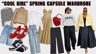 TRANSITIONAL SPRING CAPSULE WARDROBE  HOW TO STYLE TRANSITIONAL SPRING PIECES [upl. by Iteerp]