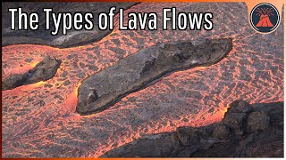 The Types of Lava Flows ‘A‘ā Pāhoehoe and More [upl. by Yelnik]