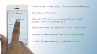 Lycamobile Deutschland  Mobiles Internet Einstellungen für iPhone [upl. by Lubbi]