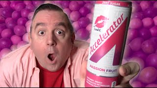 Accelerator Passionfruit Energy Drink Review [upl. by Obbard905]