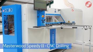 SPEEDY II DRILLING AND ROUTERING CNC  MASTERWOOD [upl. by Westfahl]