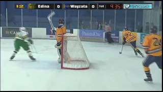 Wayzata vs Edina Turkey Trot Boys High School Hockey [upl. by Ahsilet959]