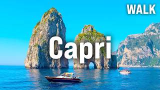 CAPRI Walking Tour 2024  Italy Immersive Video with Captions 4K60fps [upl. by Acey]