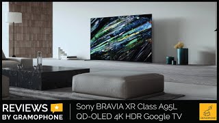 Sony BRAVIA XR A95L 2023 QDOLED 4K HDR Google TV Review [upl. by Sillert]