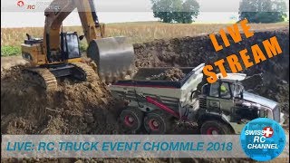 LIVE RC Truck Event Chommle SWITZERLAND  2018 Part 23 [upl. by Noirred682]