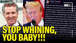 PSYCHOTIC Trump Starts ATTACKING California…AGAIN [upl. by Shipley]