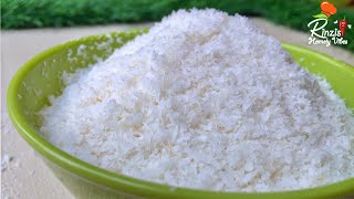 ഡെസിക്കേറ്റഡ് കോക്കനെട്ട് 🥥  DESICCATED COCONUT 🥥  HOW TO MAKE DESICCATED COCONUT  MALAYALAM [upl. by Ayikin519]