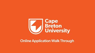 HowtoCBU Online Application Walk Through [upl. by Trah]