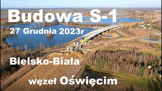 Budowa S1 12 BielskoBiała  Węzeł Oświęcim [upl. by Ititrefen]