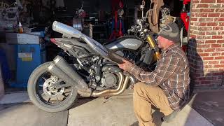 Indian FTR 1200S Transformation Part 2 Billy Lane [upl. by Goodwin436]