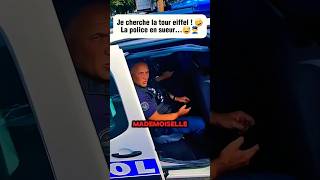 Bonjour Mademoiselle👮‍♂️😘 humour police blague drole reaction prank memes [upl. by Algernon855]