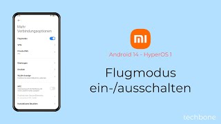 Flugmodus einschalten oder ausschalten  Xiaomi Android 14  HyperOS 1 [upl. by Rinee124]