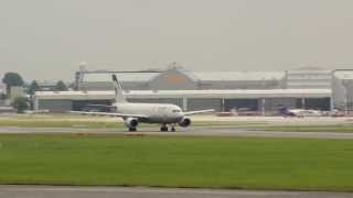 HD IranAir A300600 Landing and Take Off at Hamburg Airport [upl. by Rosane369]