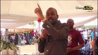 Charismatic President Chamisa speaks to Chivi North at the burial of the late Mrs Mukwende 170324 [upl. by Arleta]