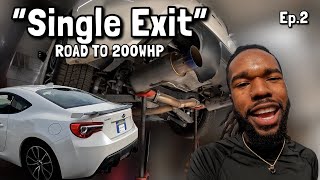 “single exit”  Road to 200whp Ep2 [upl. by Waers]