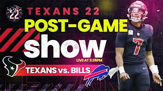 Houston Texans vs Buffalo Bills POSTGAME SHOW Texans 22 GAME RECAP [upl. by Oehsen]