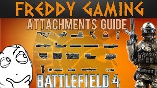 BF4 Weapon Attachments Guide  Best Weapon Setups  Battlefield 4 Gameplay [upl. by Uwton285]