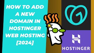 How to Add a New DomainGodaddy in Hostinger Web Hosting 2024 RockingSupport [upl. by Ttekcirc]